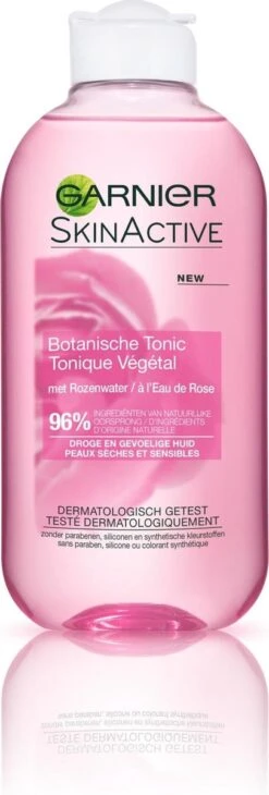 Garnier Skinactive Face Botanische Tonic Rozenwater - 3 X 200 Ml -Verzorgingsproducten 406x1200 5