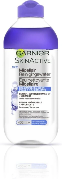 Garnier Skinactive Micellair Reinigingswater Delicate Huid En Ogen - 3 X 400 Ml - Micellair Water Voordeelverpakking -Verzorgingsproducten 417x1200 1