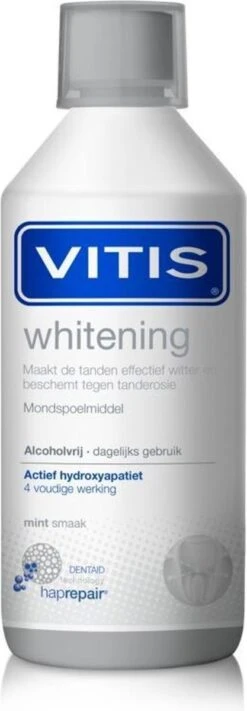 3x Vitis Whitening Mondwater 500 Ml -Verzorgingsproducten 417x1200