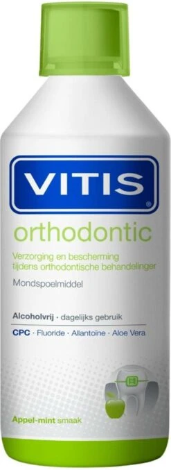 Vitis Orthodontic Mondspoelmiddel - 500 Ml - Mondwater -Verzorgingsproducten 438x1200 4