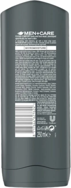 Dove Men Extra Fresh Douchegel - 6 X 250 Ml - Voordeelverpakking -Verzorgingsproducten 456x1200 3