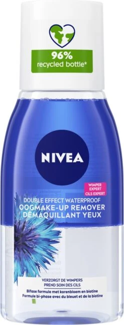 NIVEA Double Effect Waterproof - 125 Ml - Oogmake-up Remover