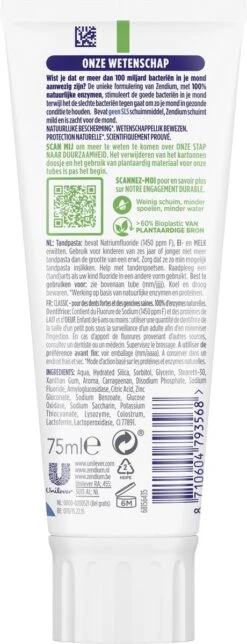 Zendium Classic Tandpasta - 12 X 75 Ml - Voordeelverpakking -Verzorgingsproducten 460x1200 7