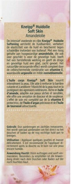 Kneipp Soft Skin - Huidolie 11 Kneipp Soft Skin - Huidolie -Verzorgingsproducten 462x1200 3
