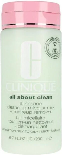Clinique All About Clean All-In-One Cleansing Micellair Milk + MakeUp Remover Reinigingsmelk - 200 Ml -Verzorgingsproducten 485x1200 7