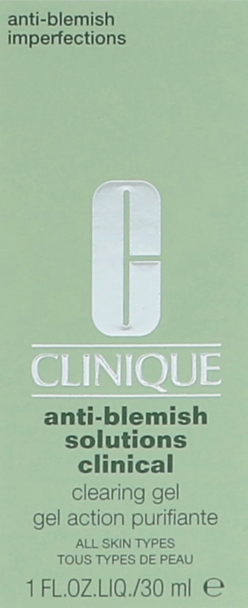 Clinique Anti-Blemish Solutions Clinical Clearing Gel - 30 Ml 5 Clinique Anti-Blemish Solutions Clinical Clearing Gel - 30 Ml - Afbeelding 3