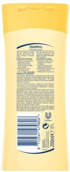 Vaseline® Vaseline Essential Healing - 200 Ml - Bodylotion -Verzorgingsproducten 493x1200