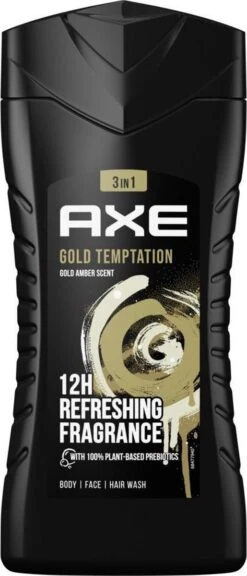 Axe Gold Tempation Douchegel - 6 X 250 Ml - Voordeelverpakking -Verzorgingsproducten 515x1200 1