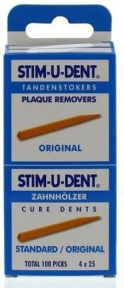 Stimudent Origineel - 4x 25 St - Tandenstoker 14 Stimudent Origineel - 4x 25 St - Tandenstoker -Verzorgingsproducten 517x1200 6