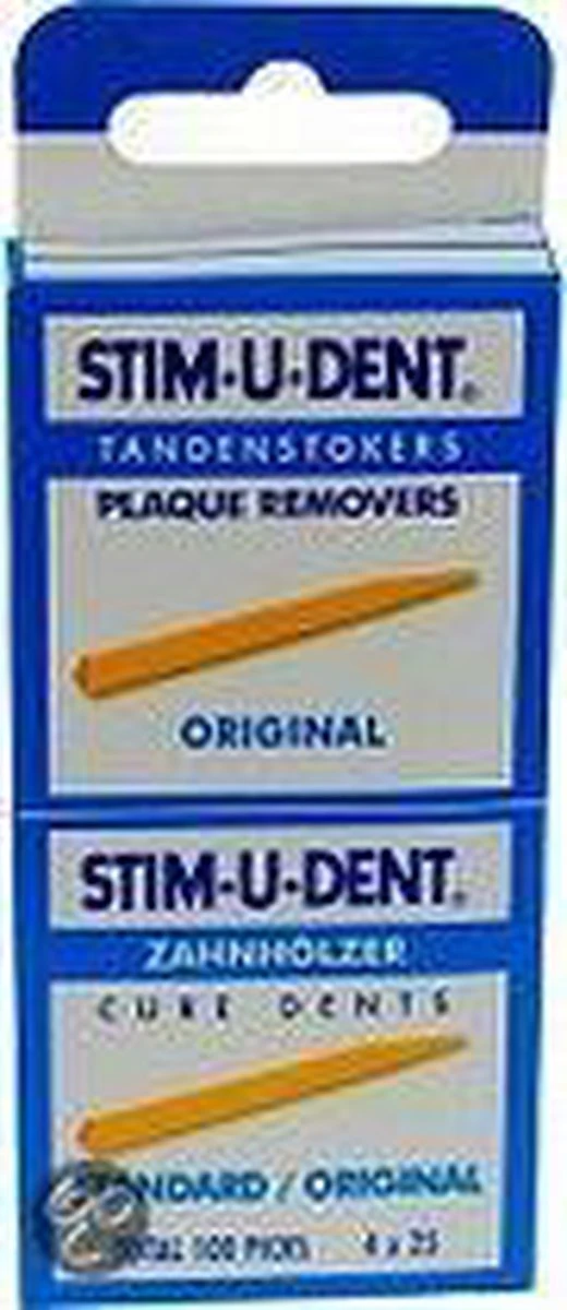 Stimudent Origineel - 4x 25 St - Tandenstoker 10 Stimudent Origineel - 4x 25 St - Tandenstoker - Afbeelding 8
