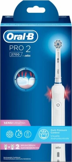 Oral B Oral-B Pro 2 2700 - Sensi Ultra Thin - Elektrische Tandenborstel - Wit -Verzorgingsproducten 536x1200 2