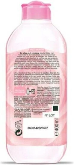 Garnier Skinactive Micellair Reinigingswater Met Rozenwater - 3 X 400 Ml - Micellair Water Voor Een Stralende Huid - Voordeelverpakking -Verzorgingsproducten 539x1200 9