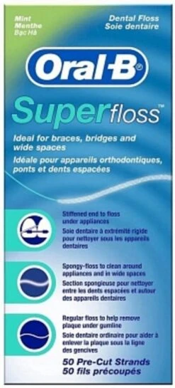 Oral B Oral-B Superfloss - 50 Stuks - Flosdraad -Verzorgingsproducten 544x1200 1