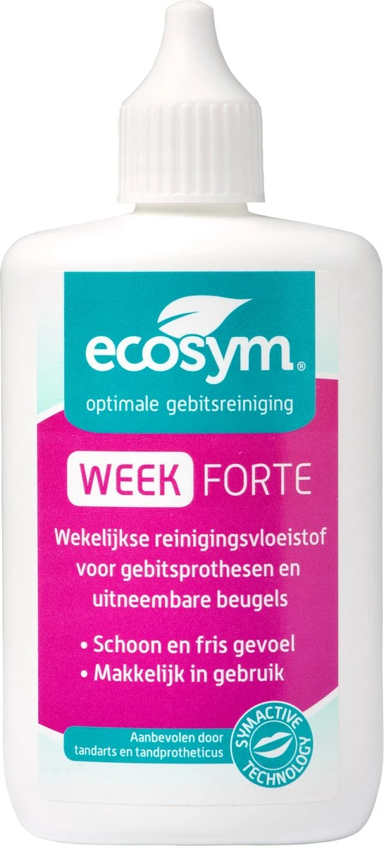 Ecosym Week Gel Forte - Kunstgebitreiniging - 100 Ml 4 Ecosym Week Gel Forte - Kunstgebitreiniging - 100 Ml - Afbeelding 2