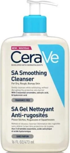 CeraVe - SA Smoothing Cleanser - Reinigingsgel - Droge Tot Ruwe Huid - 473 Ml 21 CeraVe - SA Smoothing Cleanser - Reinigingsgel - Droge Tot Ruwe Huid - 473 Ml -Verzorgingsproducten 553x1200