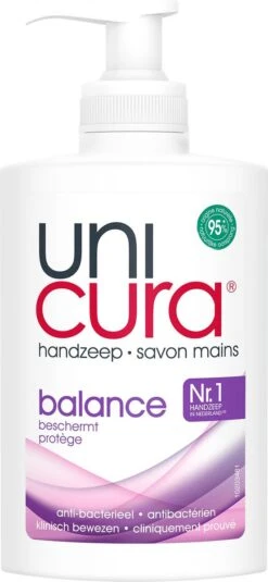 Unicura Balans Antibacteriële Vloeibare Handzeep - 6 X 250 Ml - Voordeelverpakking -Verzorgingsproducten 554x1200