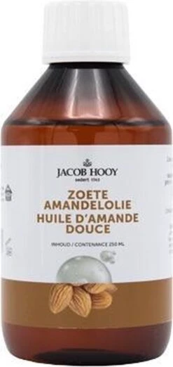 Jacob Hooy Olie- & Vloeistoffen Amandelolie Zoet - 250 Ml - Body Oil -Verzorgingsproducten 568x1200 4