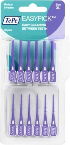 Tepe EasyPick Paars Maat XL – 36 Stuks -Verzorgingsproducten 582x1200 2
