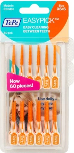 Tepe EasyPick Oranje Maat XS/S – 36 Stuks -Verzorgingsproducten 585x1200 2