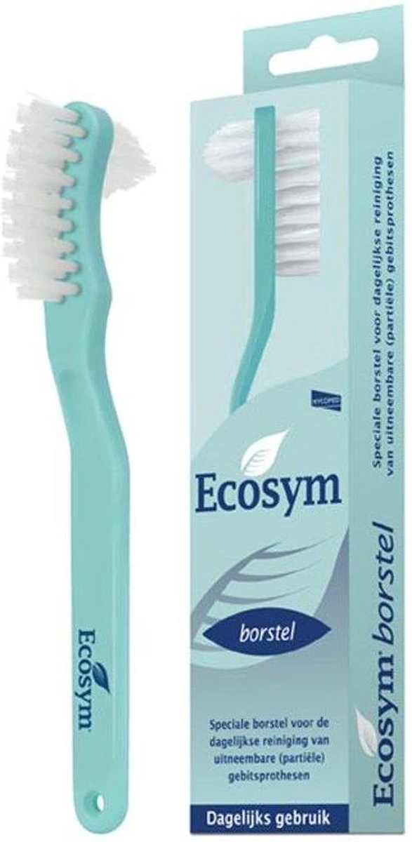 Ecosym Borstel - Kunstgebitreiniging - Tandenborstel - 1 Stuk 7 Ecosym Borstel - Kunstgebitreiniging - Tandenborstel - 1 Stuk - Afbeelding 5