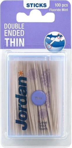 Jordan Dun 2-Zijdig - 100 St - Tandenstoker