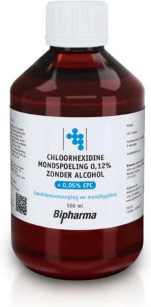 Bipharma Chloorhexidine Mondspoeling 0.12% 500ml 3 Bipharma Chloorhexidine Mondspoeling 0.12% 500ml