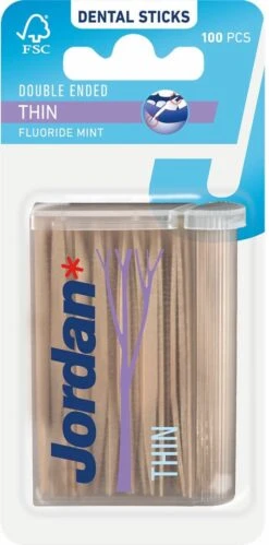 Jordan Dun 2-Zijdig - 100 St - Tandenstoker -Verzorgingsproducten 594x1200 2