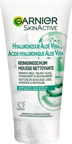 Garnier SkinActive Hyaluronzuur Aloë Vera Gezichtsreinigingsschuim 150 Ml 17 Garnier SkinActive Hyaluronzuur Aloë Vera Gezichtsreinigingsschuim 150 Ml -Verzorgingsproducten 601x1200 3