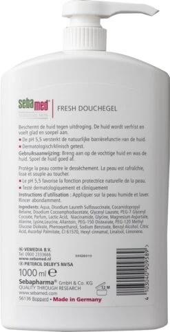 Sebamed Zeepvrije Wasemulsie - Douchemiddel - Zeepdispenser - 1 Liter -Verzorgingsproducten 614x1200 1