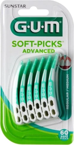 GUM® Gum Soft-Picks Advanced Regular - 60 Stuks
