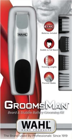 Wahl Groomsman Battery - Baardtrimmer - Draadloos - Zilver 13 Wahl Groomsman Battery - Baardtrimmer - Draadloos - Zilver -Verzorgingsproducten 624x1200 1