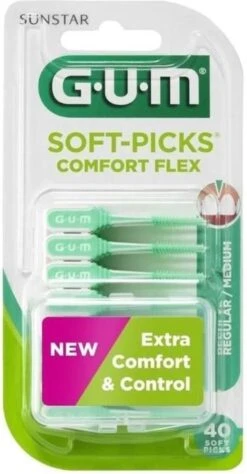 GUM® GUM Soft Picks Comfort Flex Regular Mint - 40st -Verzorgingsproducten 625x1200 4