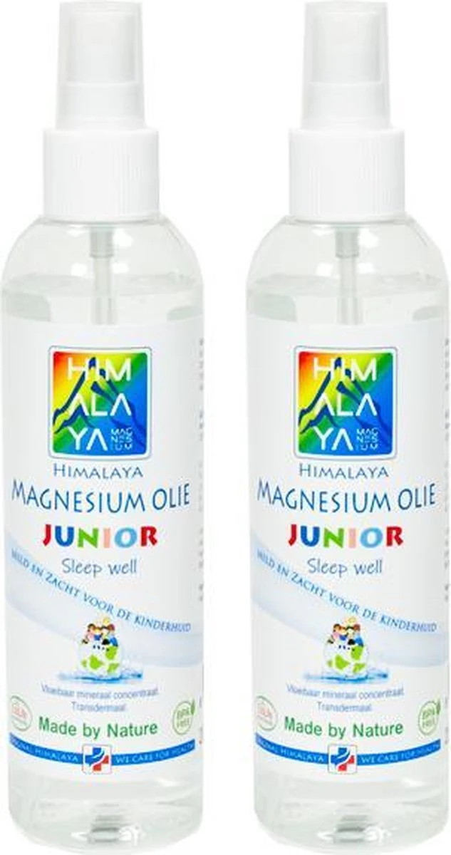 Magnesiumolie JUNIOR Van Himalaya Magnesium | Set Van 2x 200 Ml Magnesium Spray | Magnesium Olie Voor Kinderen 3 Magnesiumolie JUNIOR Van Himalaya Magnesium | Set Van 2x 200 Ml Magnesium Spray | Magnesium Olie Voor Kinderen