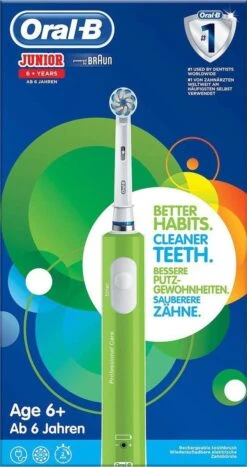 Oral B Oral-B Junior 6+ - Elektrische Tandenborstel - Paars & Groen DUOSET -Verzorgingsproducten 635x1200 1