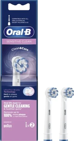 Oral B Oral-B Sensitive Clean - Met CleanMaximiser-technologie - Opzetborstels - 2 Stuks -Verzorgingsproducten 636x1200