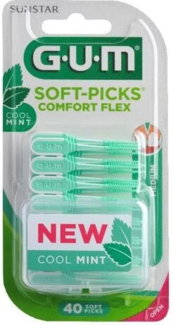 GUM® GUM Soft Picks Comfort Flex Regular Mint - 40st -Verzorgingsproducten 643x1200 5