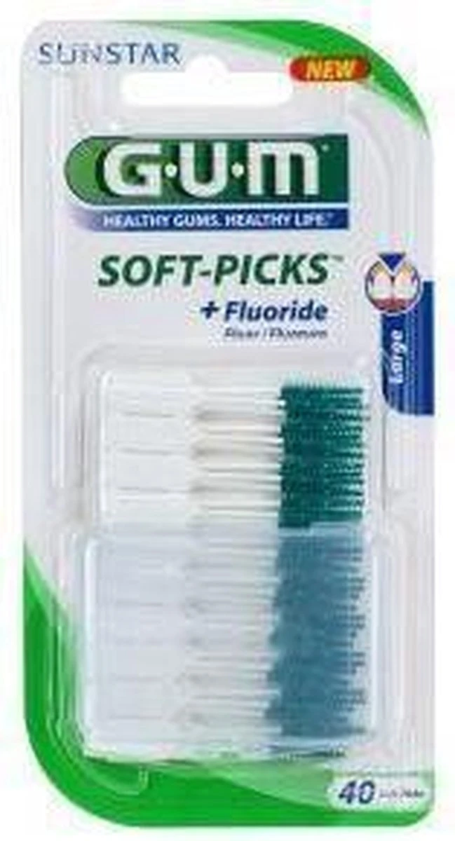 GUM® Gum Soft Picks Large - 40 St - Rager 8 GUM® Gum Soft Picks Large - 40 St - Rager - Afbeelding 6