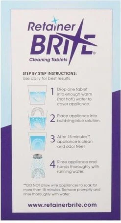 Retainer Brite Reinigingstabletten - 96 Stuks -Verzorgingsproducten 655x1200 6