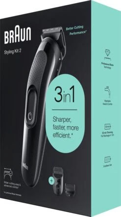 Braun Multigroomer 3 SK2300, 3-in-1 Baardtrimmer Voor Mannen, Haartrimmer, Voor Gezicht, Haar -Verzorgingsproducten 670x1200 2