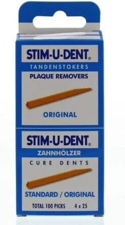 Stimudent Origineel - 4x 25 St - Tandenstoker 12 Stimudent Origineel - 4x 25 St - Tandenstoker -Verzorgingsproducten 670x1200 3