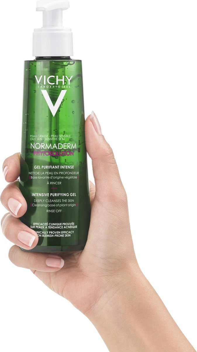 Vichy Normaderm Phytosolution Reinigingsgel - 400ml - Onzuivere Huid 6 Vichy Normaderm Phytosolution Reinigingsgel - 400ml - Onzuivere Huid - Afbeelding 4