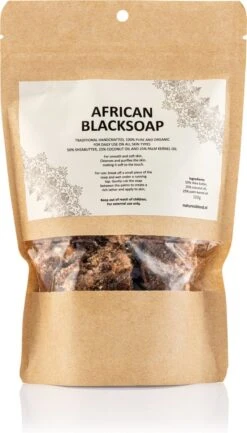 Nature's Blend African Black Soap - Zeep Puur - Biologisch - 100 Gram