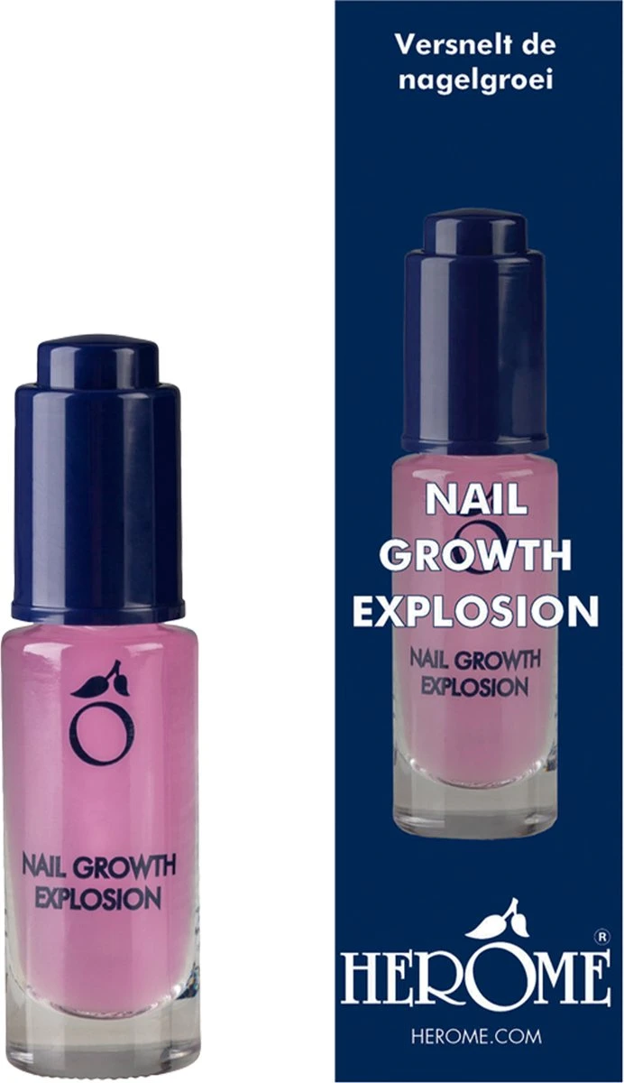 Herome Nagelserum Groeiserum Nail Growth Explosion - Rijk Aan Silicum, Hydrateert De Nagels - Stimuleert Gezonde Nagelgroei - 7ml. 3 Herome Nagelserum Groeiserum Nail Growth Explosion - Rijk Aan Silicum, Hydrateert De Nagels - Stimuleert Gezonde Nagelgroei - 7ml.