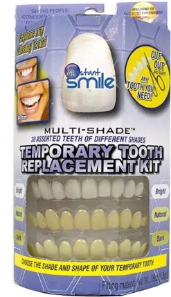 Tand Afgebroken Reparatie Kit InstantSmile Gebit (goedkope Kunstgebit) - Multi Shade -Verzorgingsproducten 693x1200 3