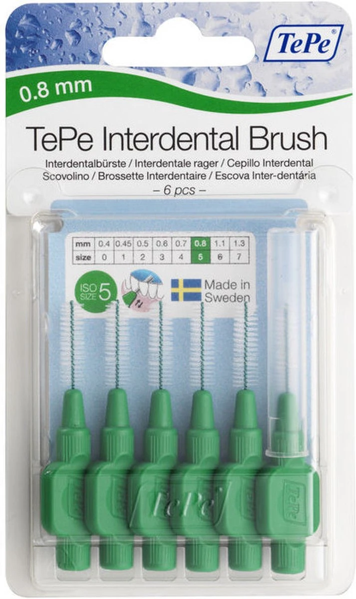 TePe Origineel Groen - 6 St - Rager 4 TePe Origineel Groen - 6 St - Rager - Afbeelding 2