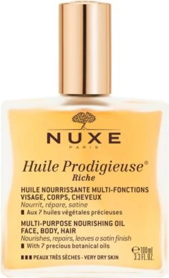 Nuxe Huile Prodigieuse Riche Dry Oil Droogolie - 100 Ml -Verzorgingsproducten 731x1200 2