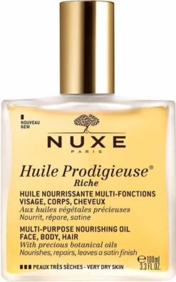 Nuxe Huile Prodigieuse Riche Dry Oil Droogolie - 100 Ml -Verzorgingsproducten 748x1200 4
