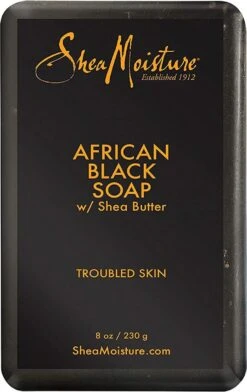 Shea Moisture African Black Soap - Soap Bar - 230 Gr 10 Shea Moisture African Black Soap - Soap Bar - 230 Gr -Verzorgingsproducten 757x1200