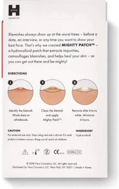 Hero Cosmetics, Mighty Patch, The Original, 36 Patches -Verzorgingsproducten 760x1200 3