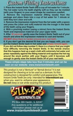 Kunstgebit InstantSmile - Medium - Boven Gebit - Goedkope Kunstgebit- Met Bijgeleverde Vulling -Verzorgingsproducten 761x1200 1
